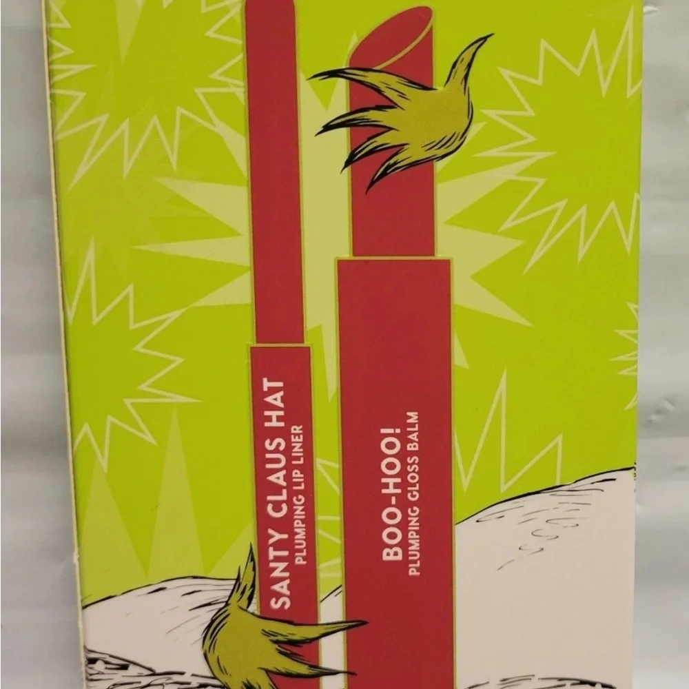 Colourpop X The Grinch - So Juicy Plumping Gloss Balm & Lip Liner Berry Grinchy